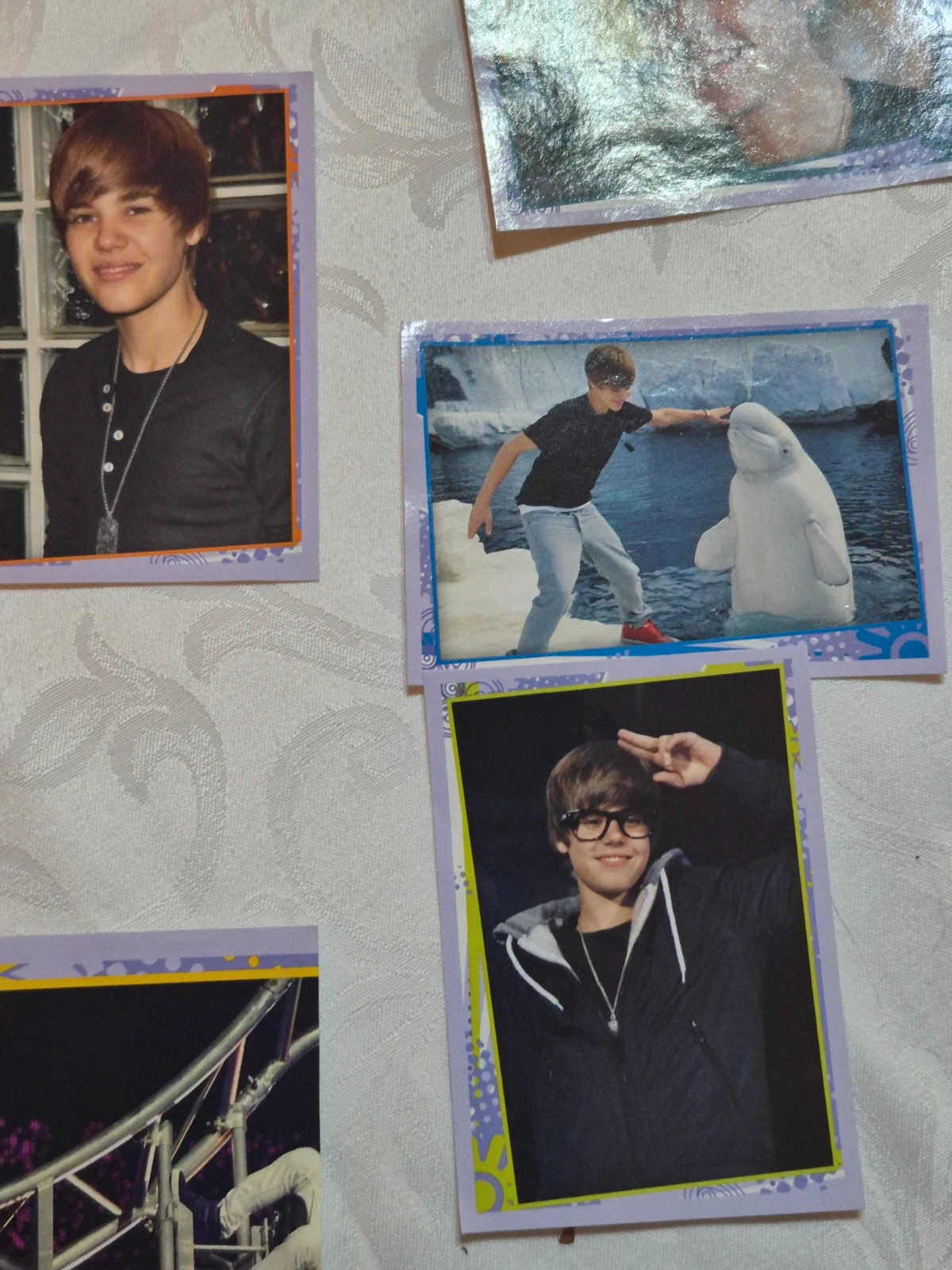 Lot de 11 autocollant panini Justin Bieber 2010 – Panini 4