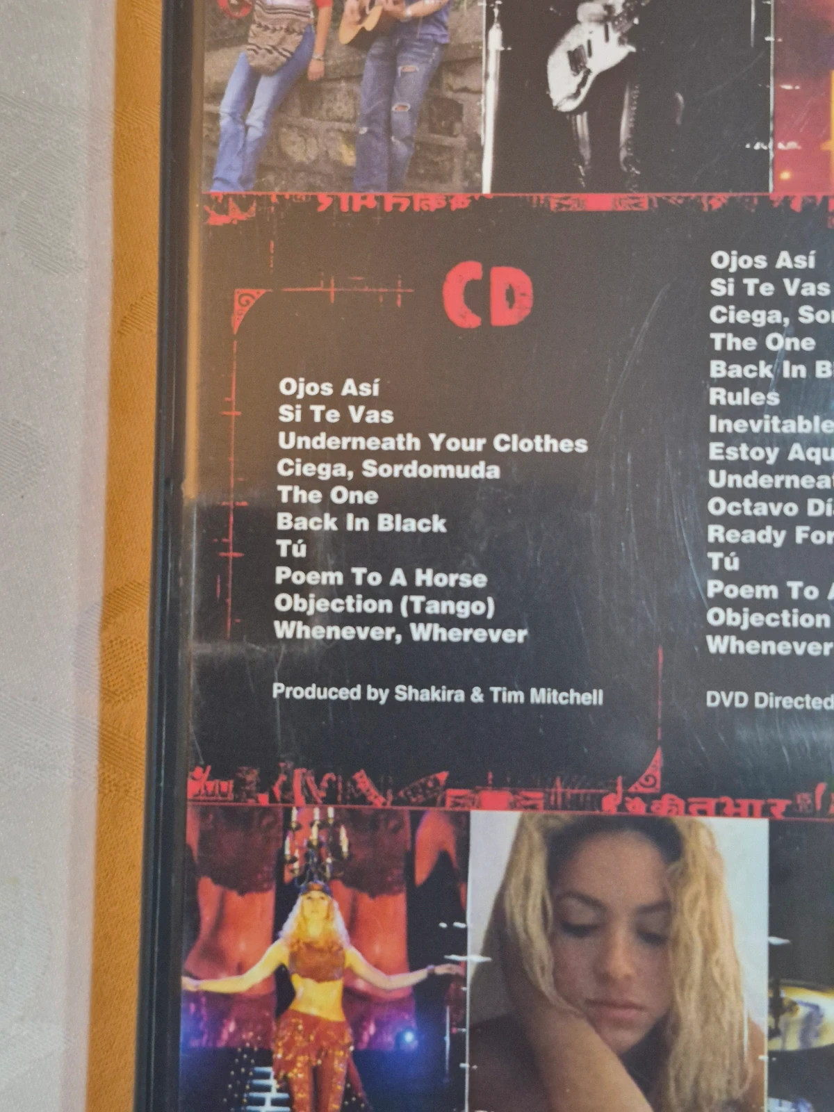 Dvd + cd Shakira Live offre the record 4