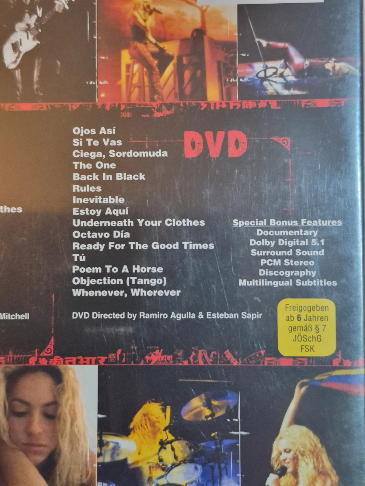 Dvd + cd Shakira Live offre the record 3