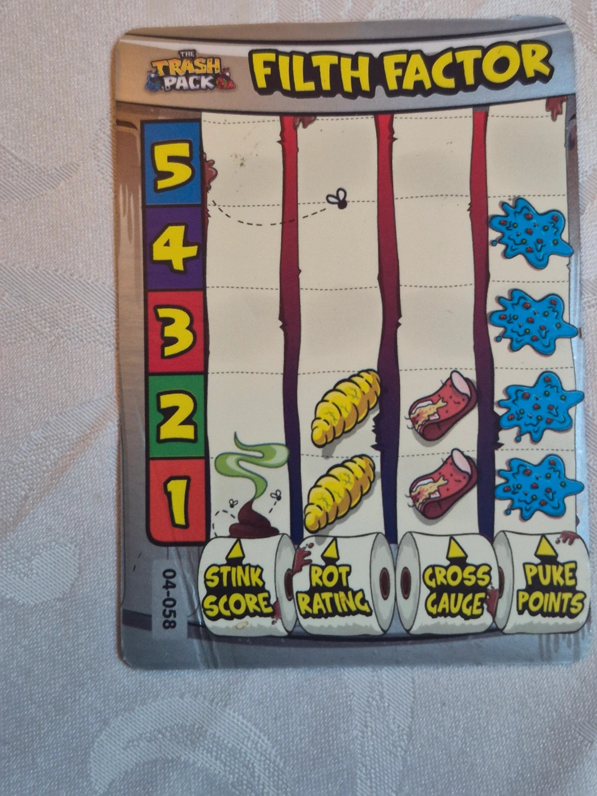 Lot de 4 cartes Trash Pack 2011 – The Trash Pack 5