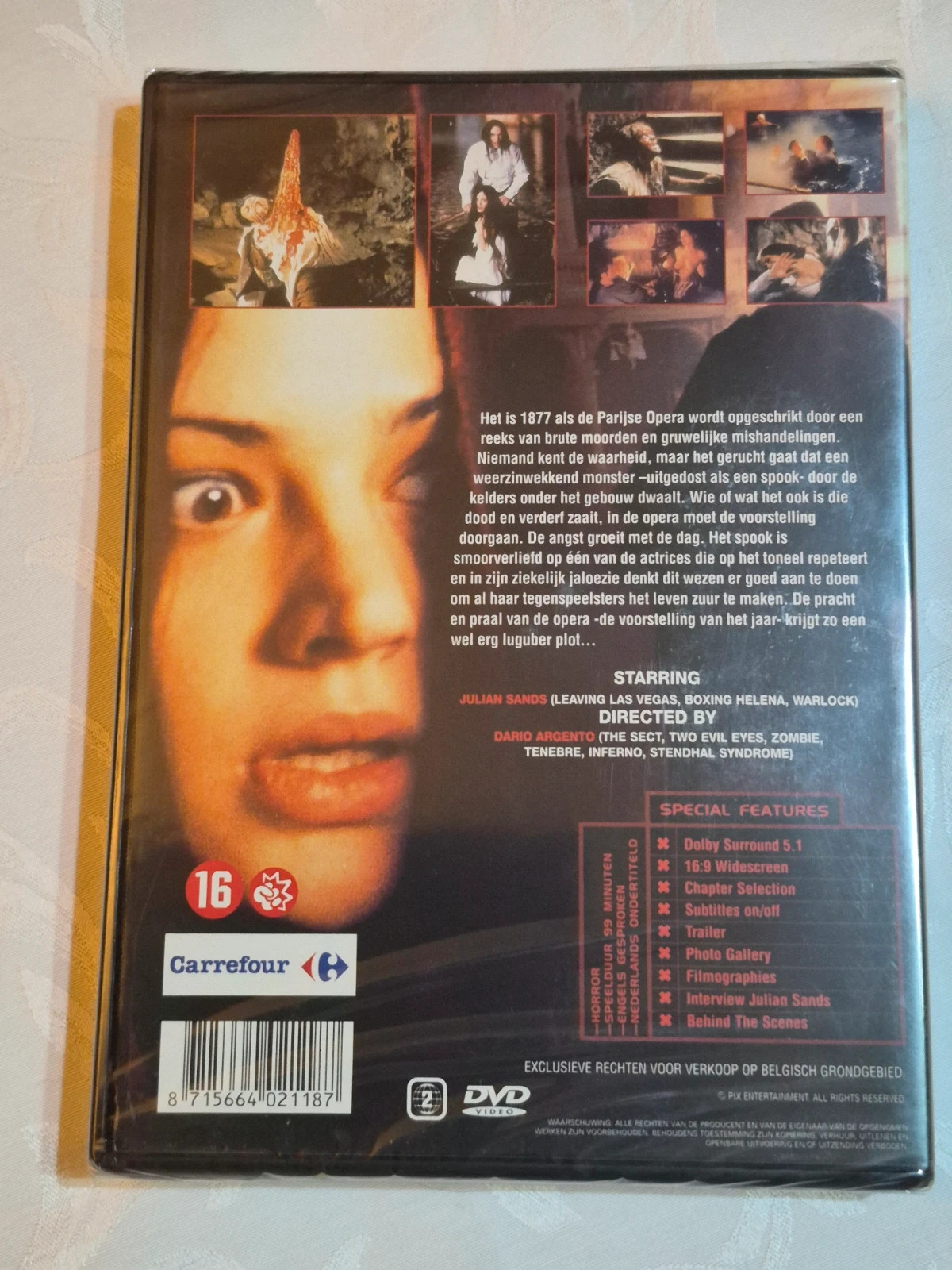 Dvd The Phantom of the opera sous blister 2