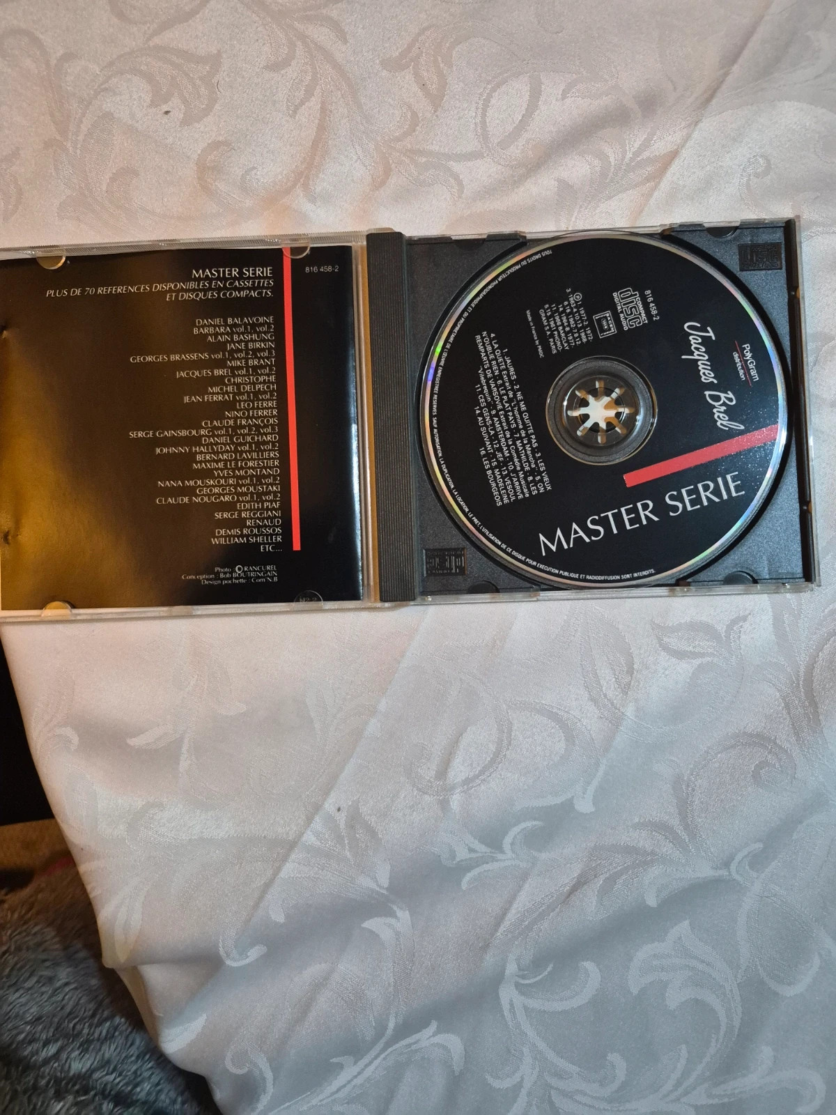 Cd Jacques Brel "master serie vol 1" 4
