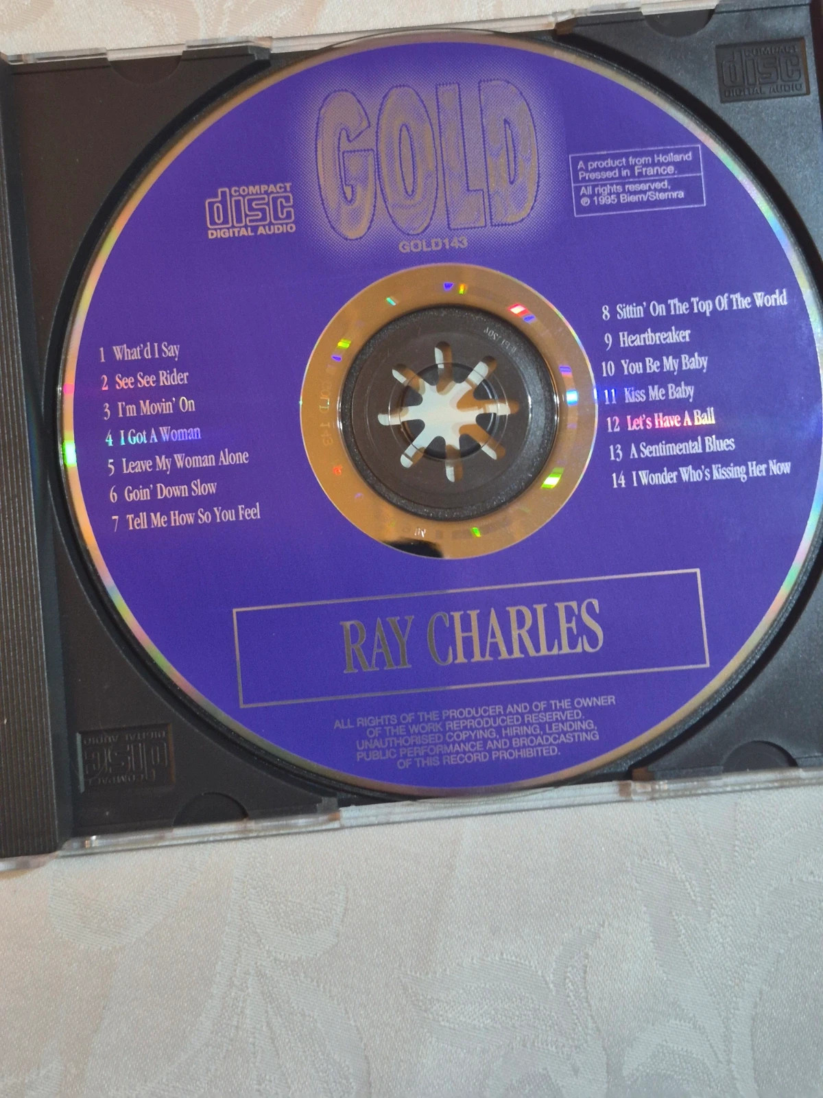 Cd Ray Charles Gold 5