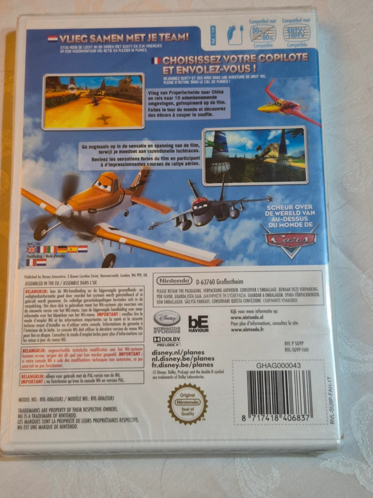 Jeu Planes pour Wii sous blister 2