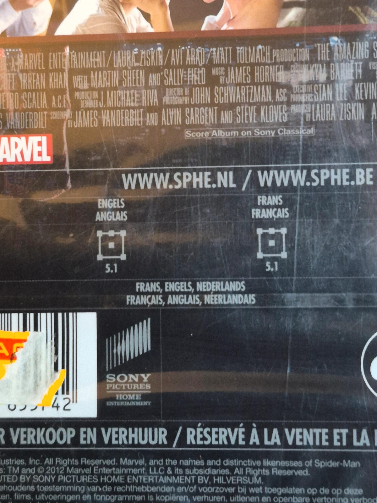 Dvd The Amazing Spiderman sous blister 3