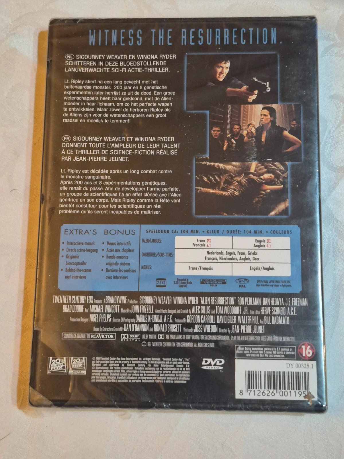 Dvd Alien Ressurection sous blister 2