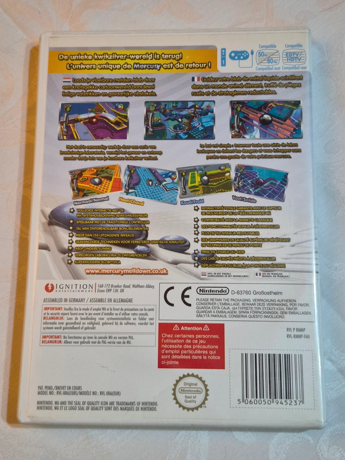 Jeu Mercury Meltdown révolution pour Wii complet 2