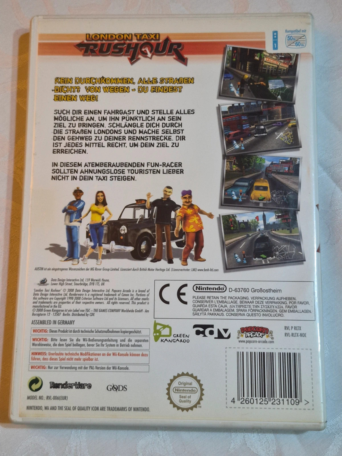 Jeu London Taxi rushour pour Wii complet 2