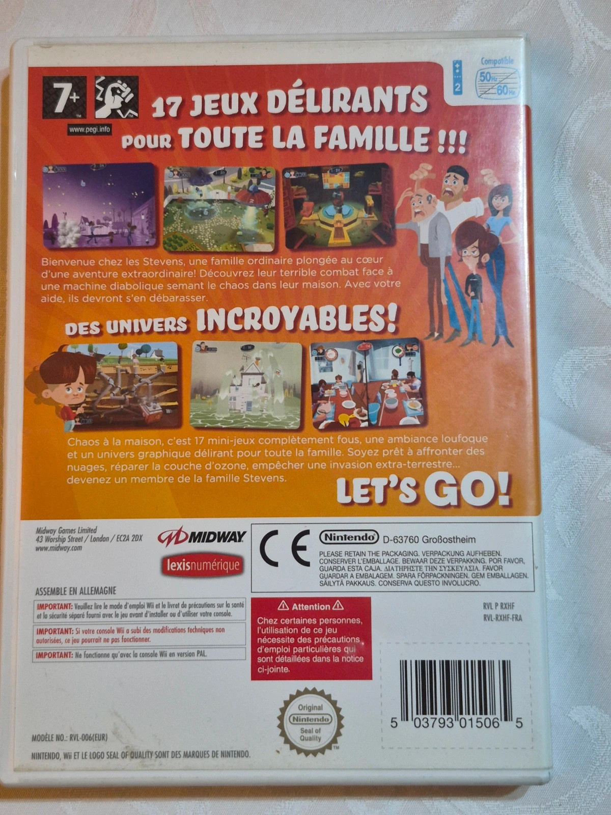 Jeu chaos a la maison pour Wii complet 2