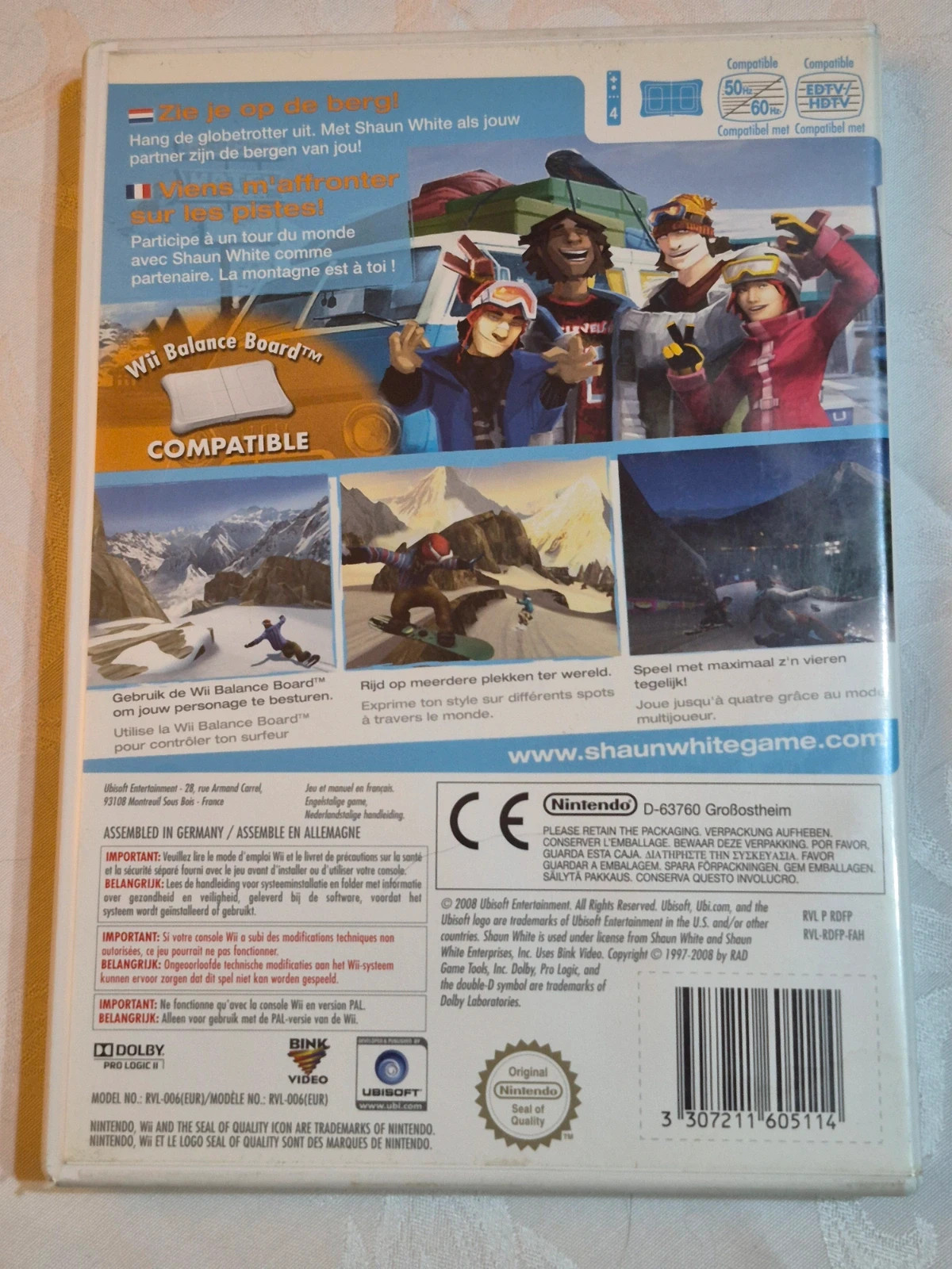 Jeu Shaun White pour Wii complet 2