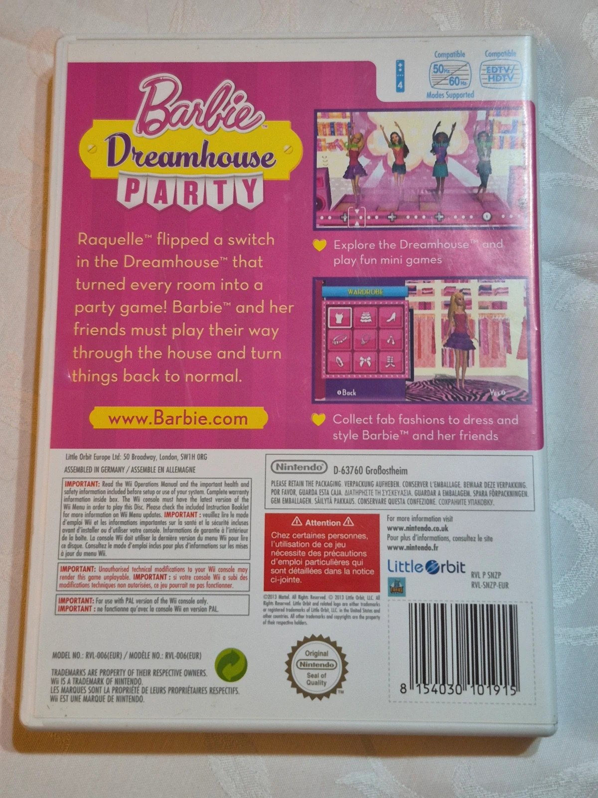 Jeu Barbie Dreamhouse pour Wii complet 2