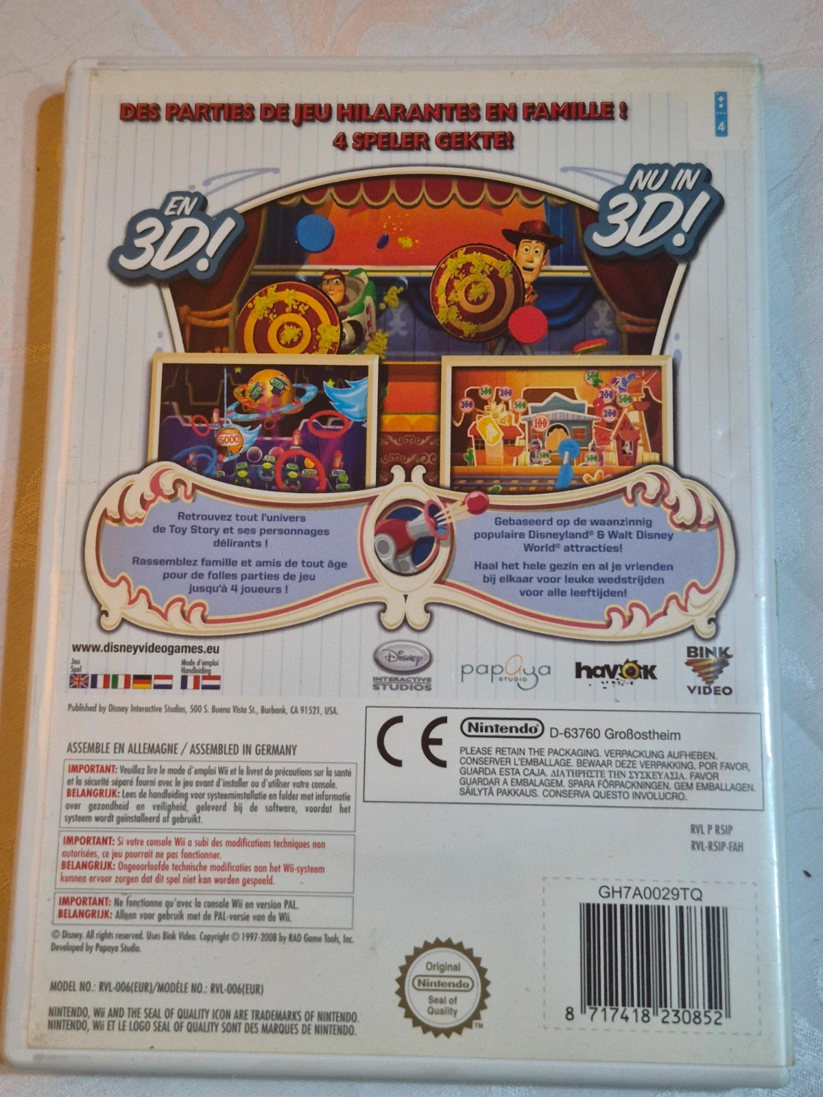 Jeu Toy Story Mania pour Wii complet 2