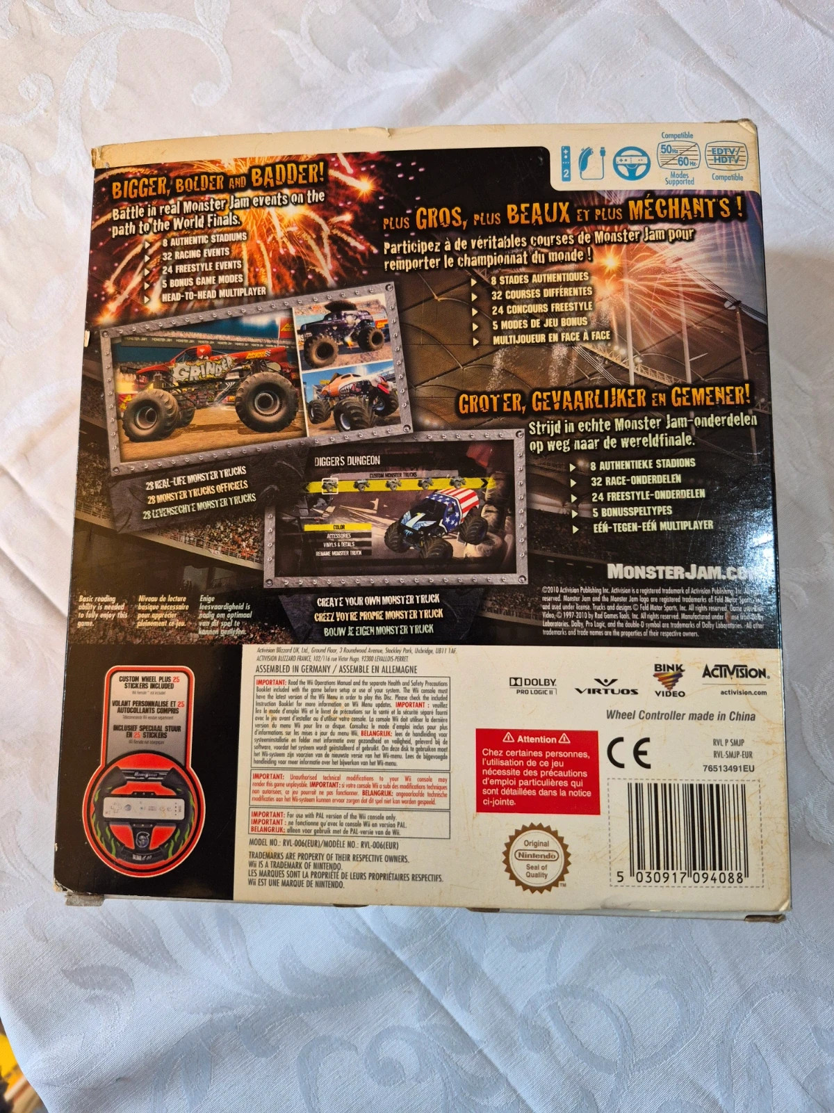 Pack Monster Jam pour Wii complet 2