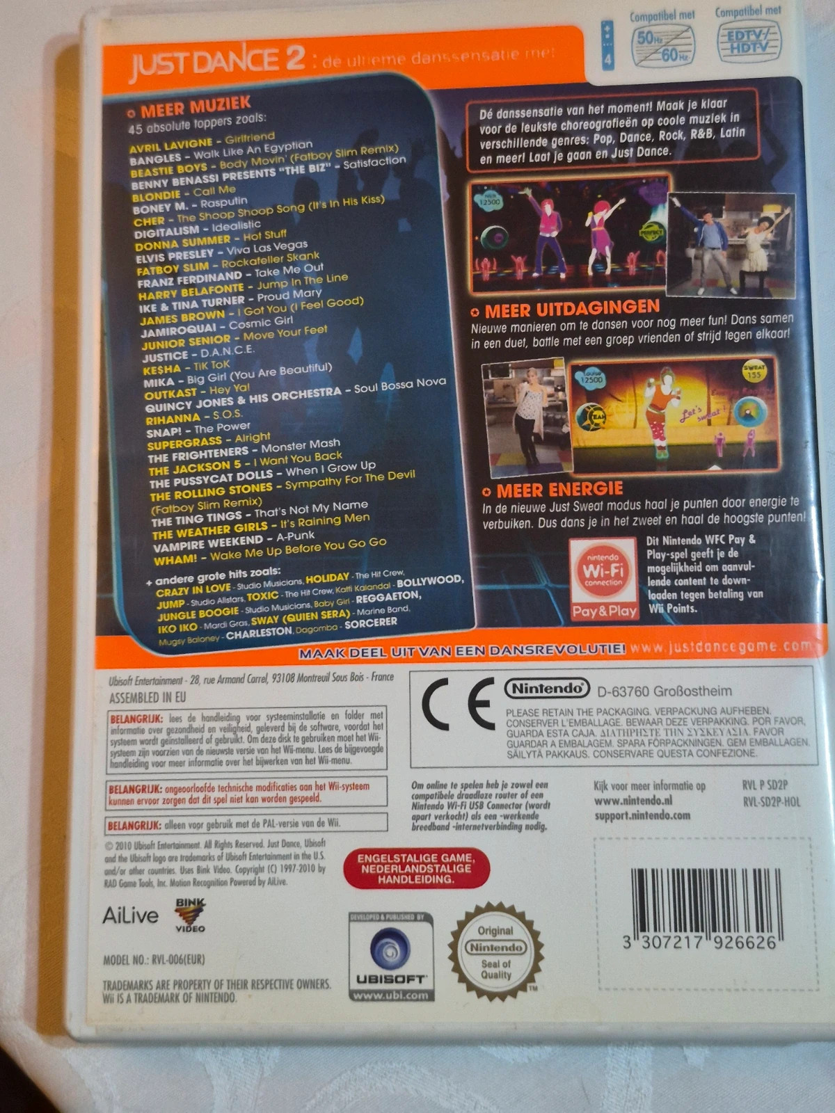Jeu Just Dance 2 pour Wii complet 2
