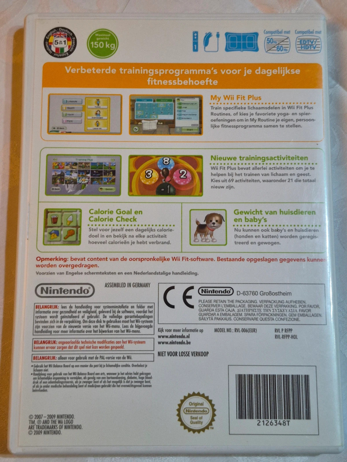 Jeu Wii Fit plus pour wii complet 2