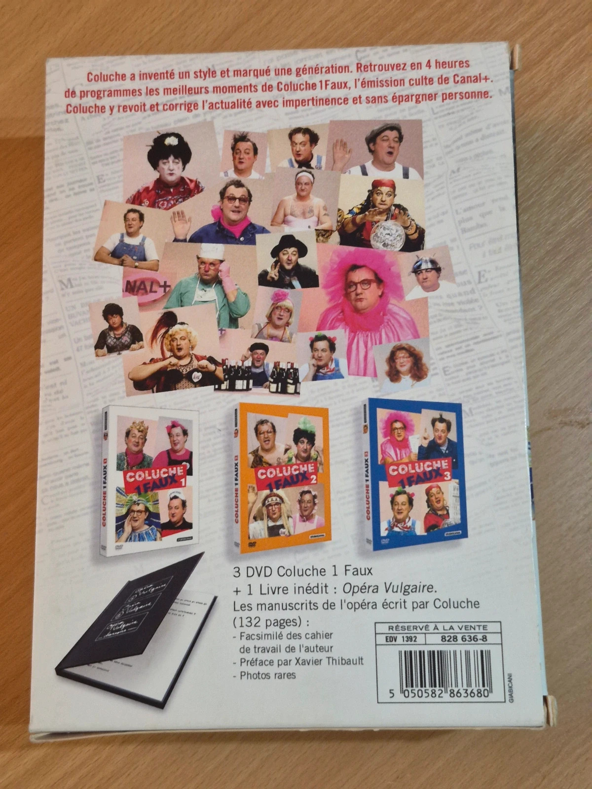 Coffret Dvd Coluche 1 Faux vive la guerre 2