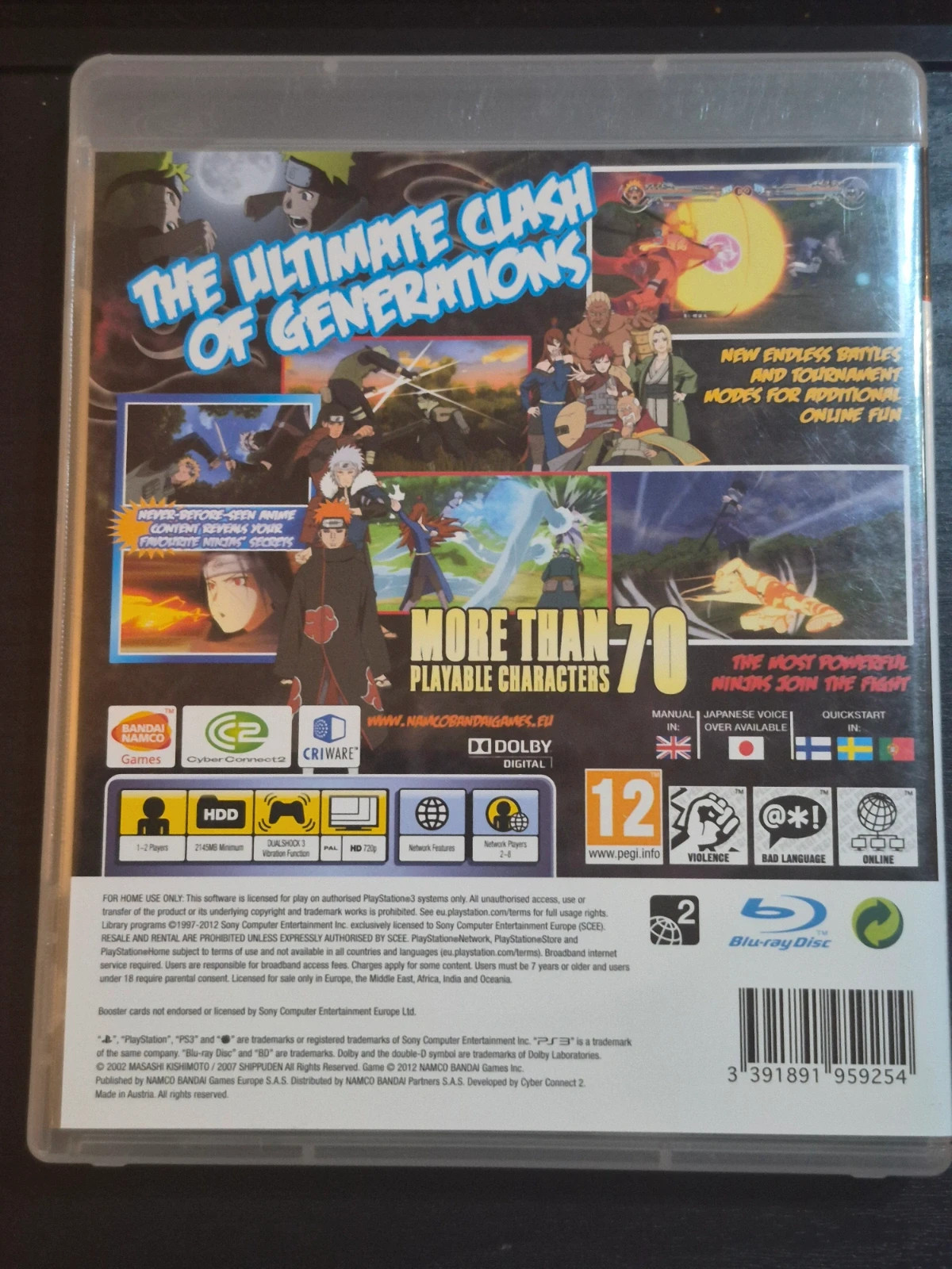 Jeu Naruto génération pour PS3 complet 2