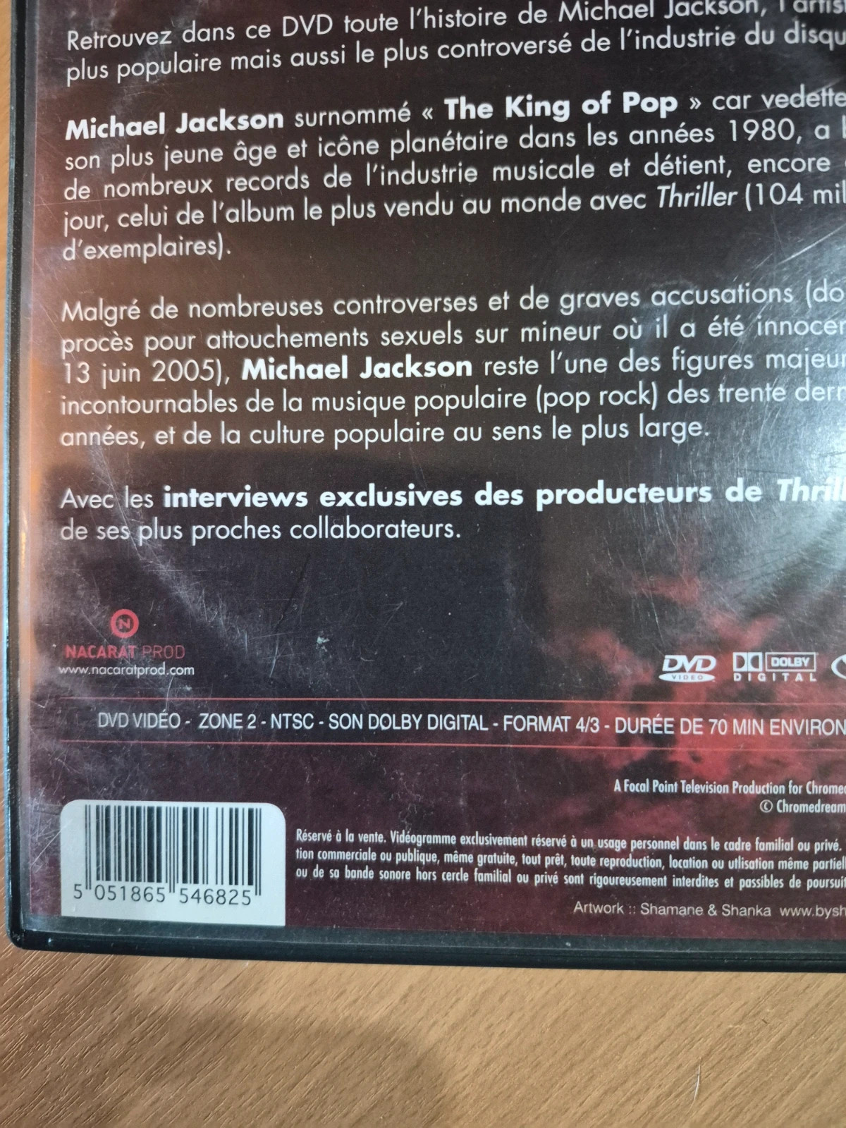 Dvd Michael Jackson le roi de la pop FR 3