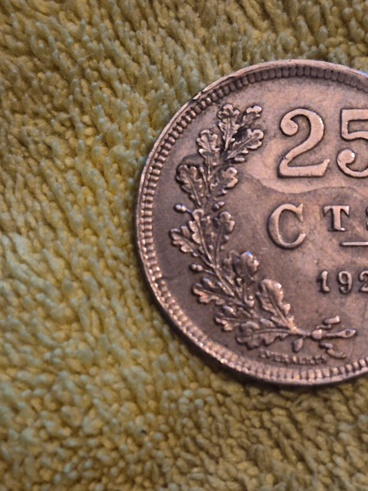 Pièce de 25 centimes Luxembourg (1927) 2