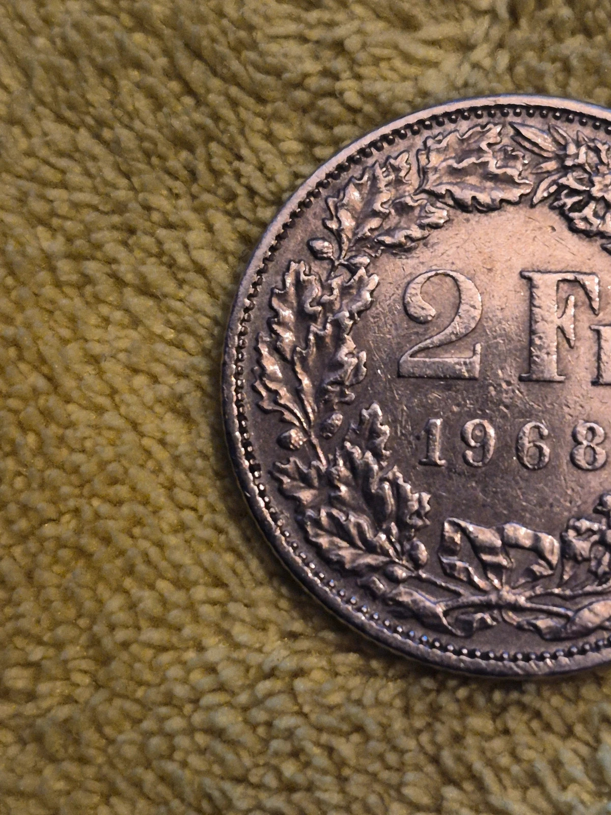 Pièce de 2 francs suisse (1968) 2