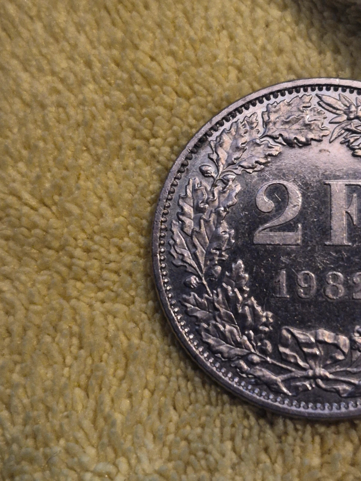Pièce de 2 francs suisse 1982 2