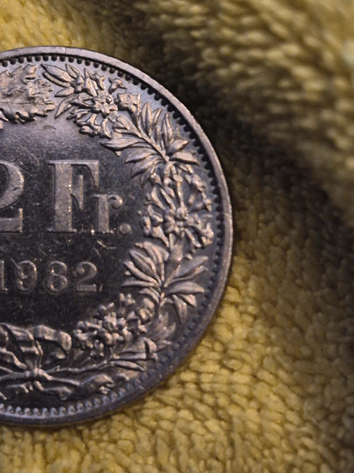 Pièce de 2 francs suisse 1982 4