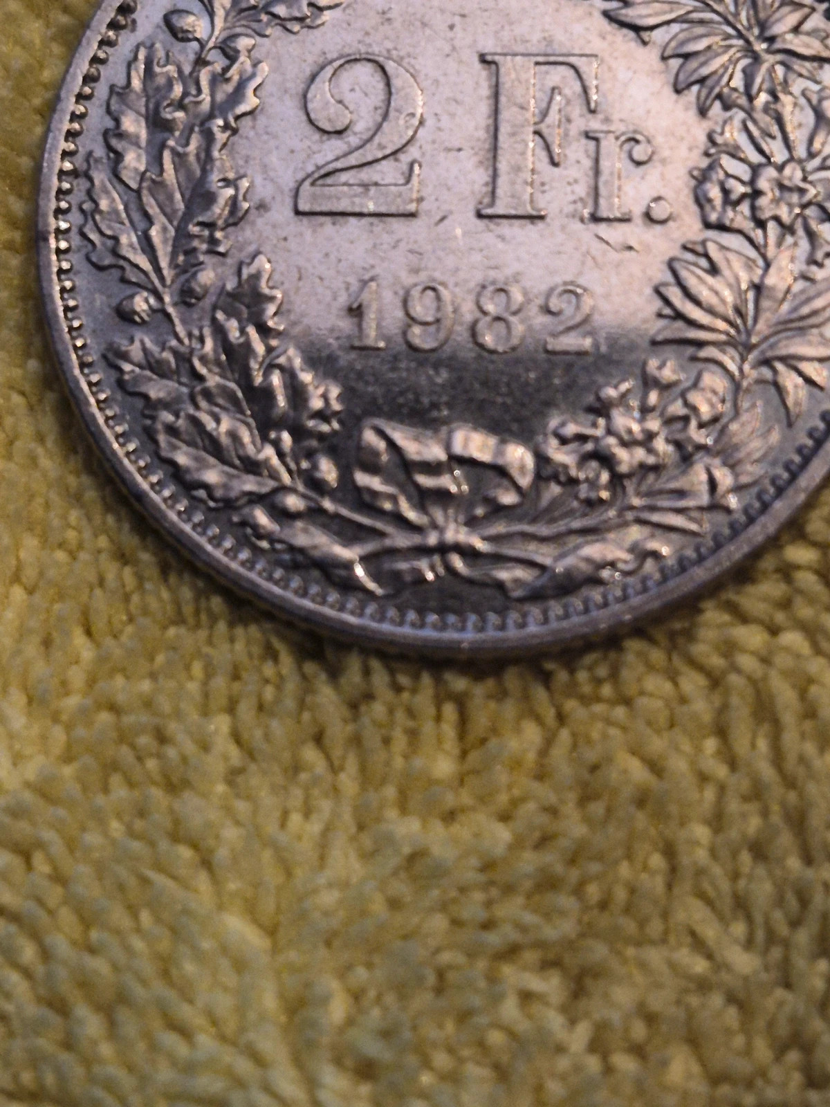 Pièce de 2 francs suisse 1982 5