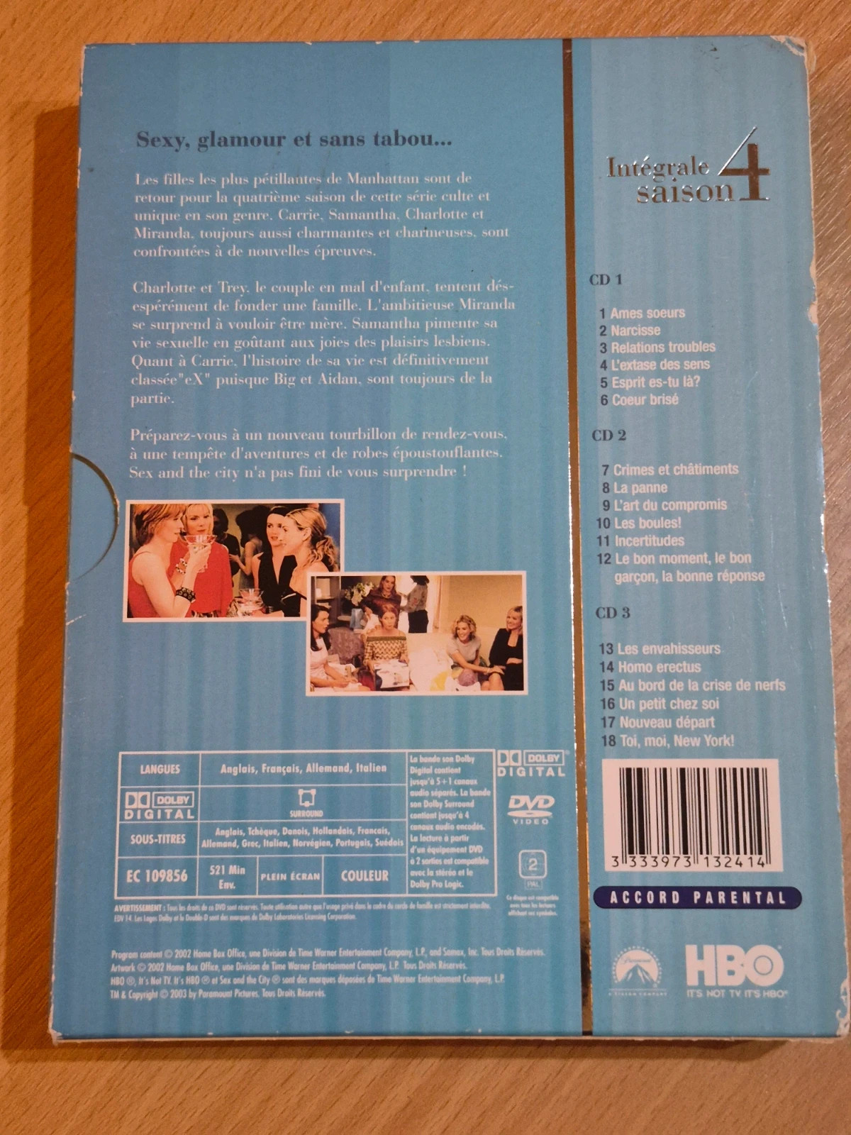 Coffret Dvd Sex and the city saison 4 2