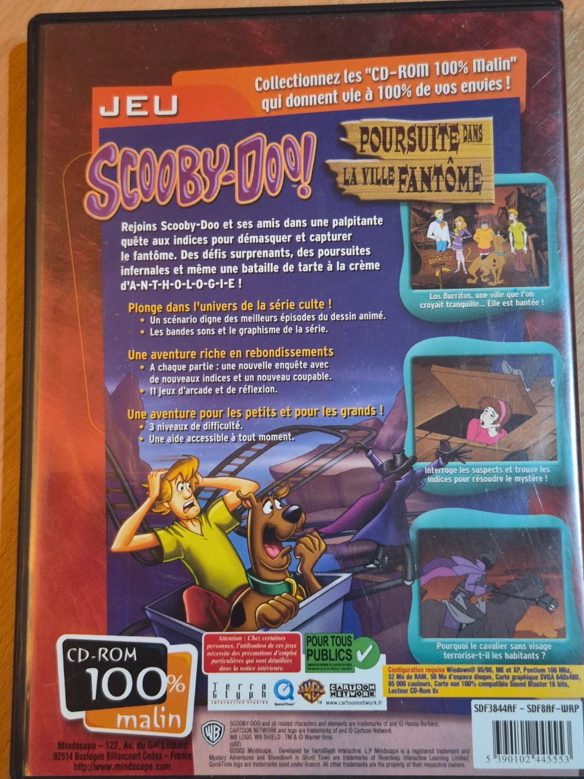 Jeu PC Scooby-doo poursuite dans la ville fantôme 2