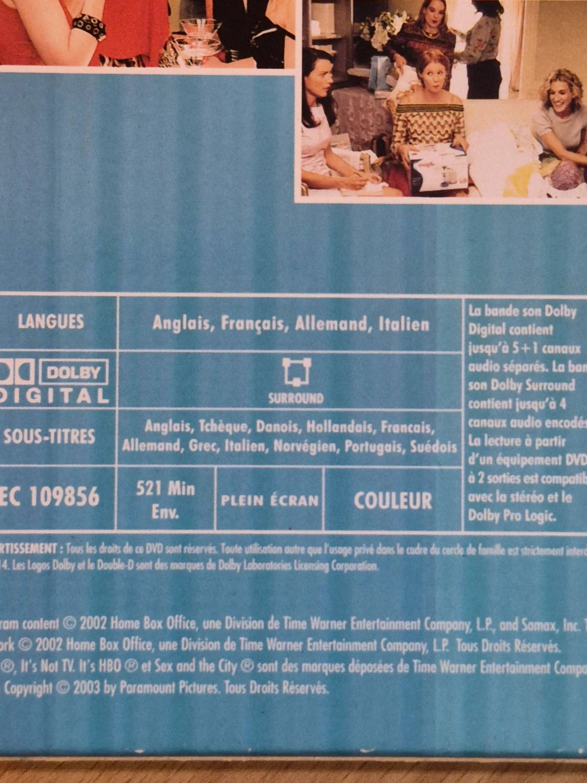 Coffret Dvd Sex and the city saison 4 3