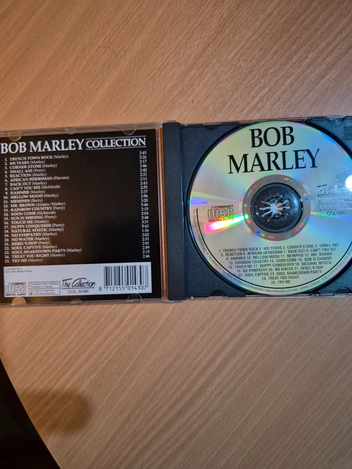 Cd Bob Marley collection 25 songs 4