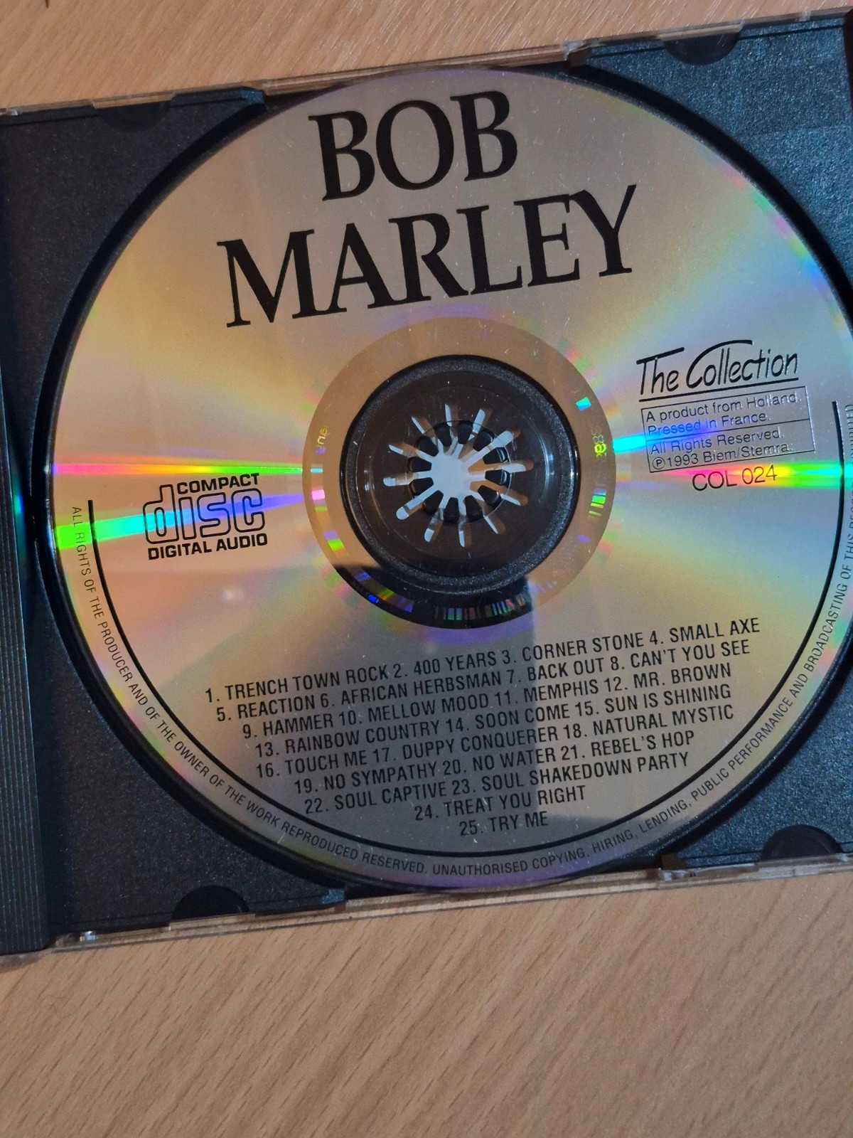 Cd Bob Marley collection 25 songs 5