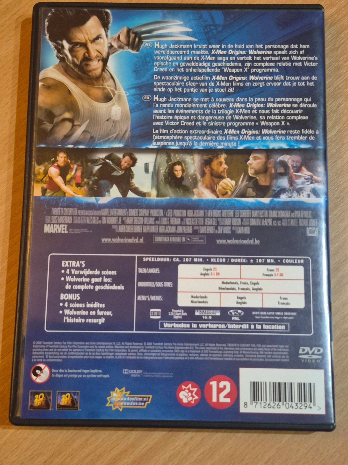 Dvd X-men origins wolverine 2