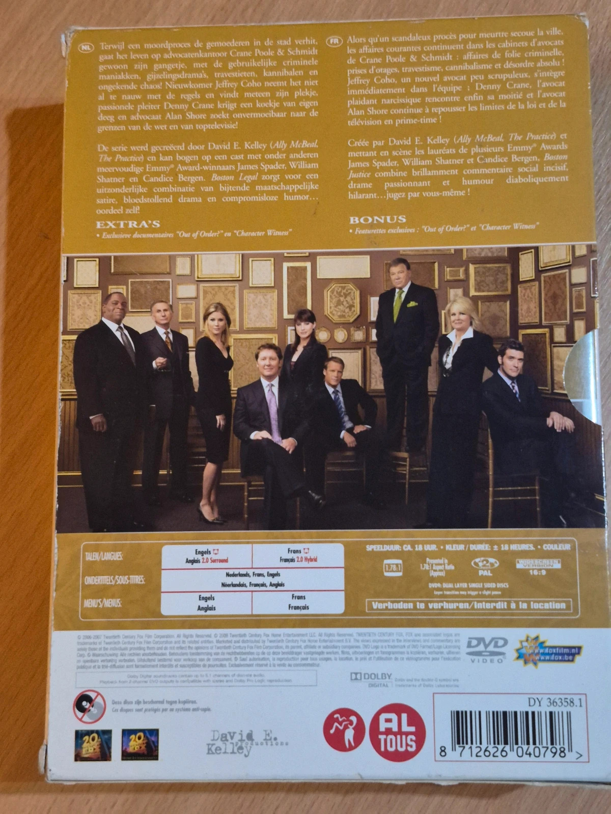 Coffret Dvd Boston Legal saison 3 2