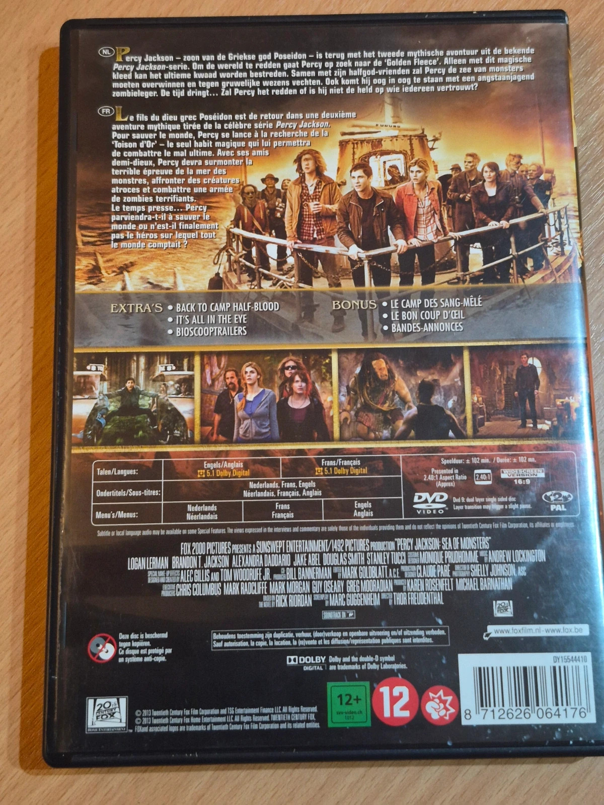 Dvd La Mer Des Monstres 2