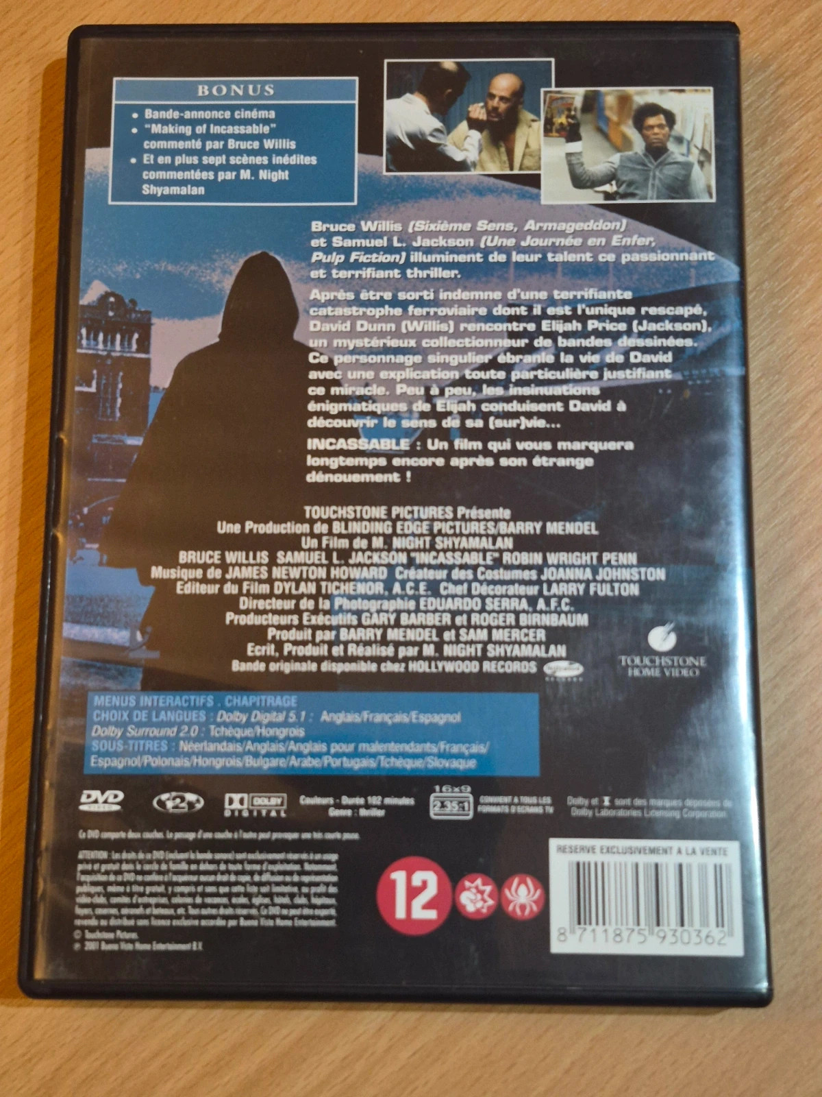 Dvd Incassable 2