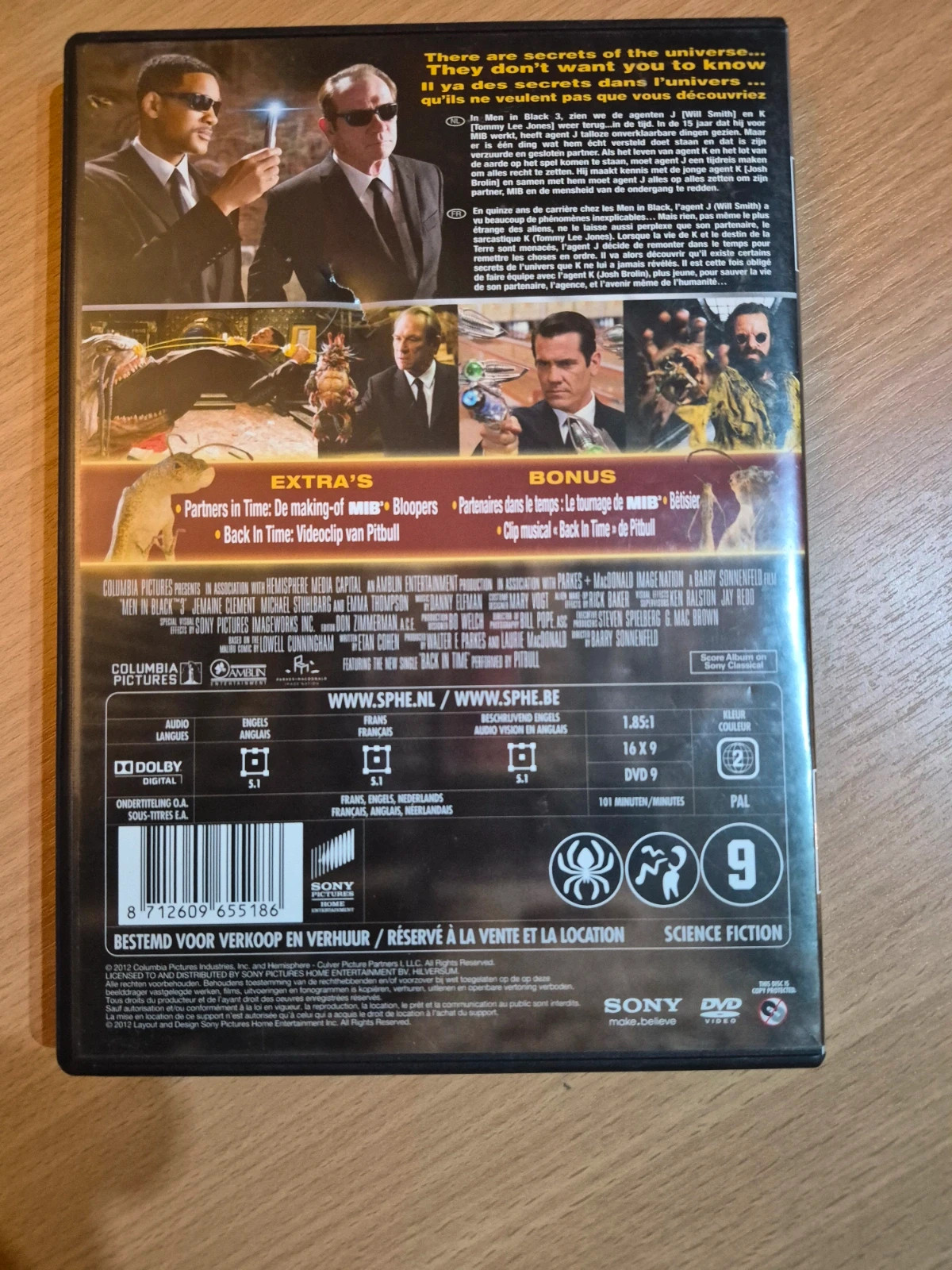 Dvd Men In Black 3 2