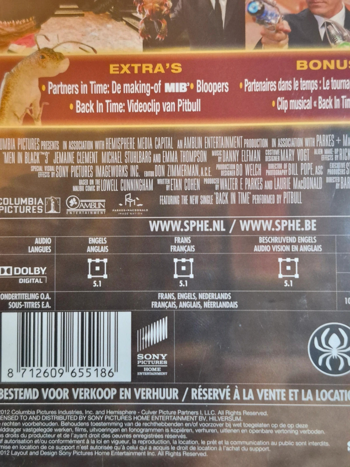 Dvd Men In Black 3 3