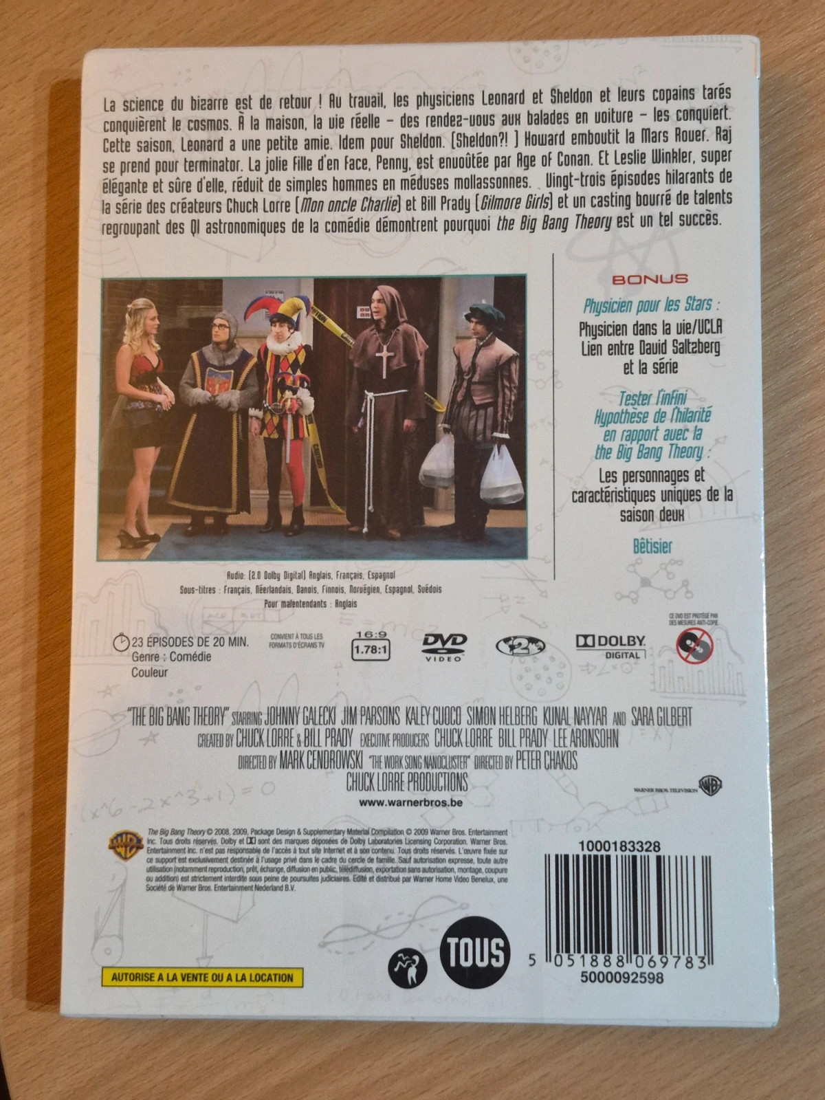 Coffret Dvd The big bang theory saison 2 sous blister 2