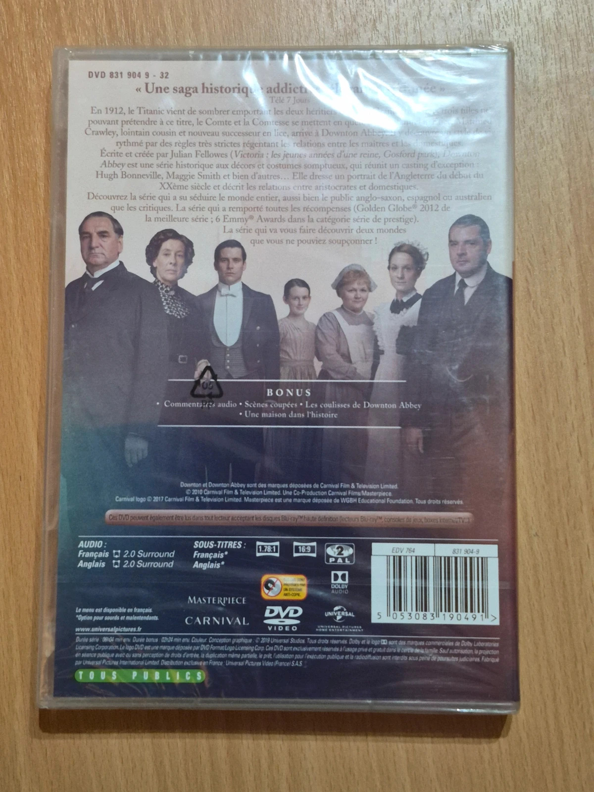 Dvd Downton abbey saison 1 sous blister 2