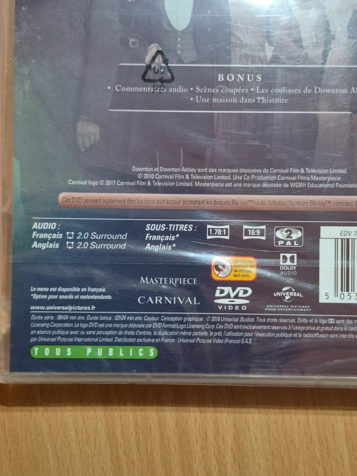 Dvd Downton abbey saison 1 sous blister 3