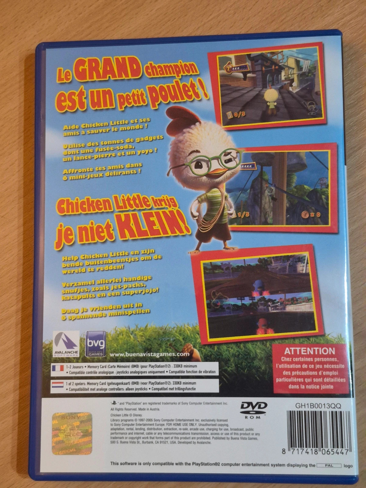 Jeu Chicken Little pour PS2 complet 2