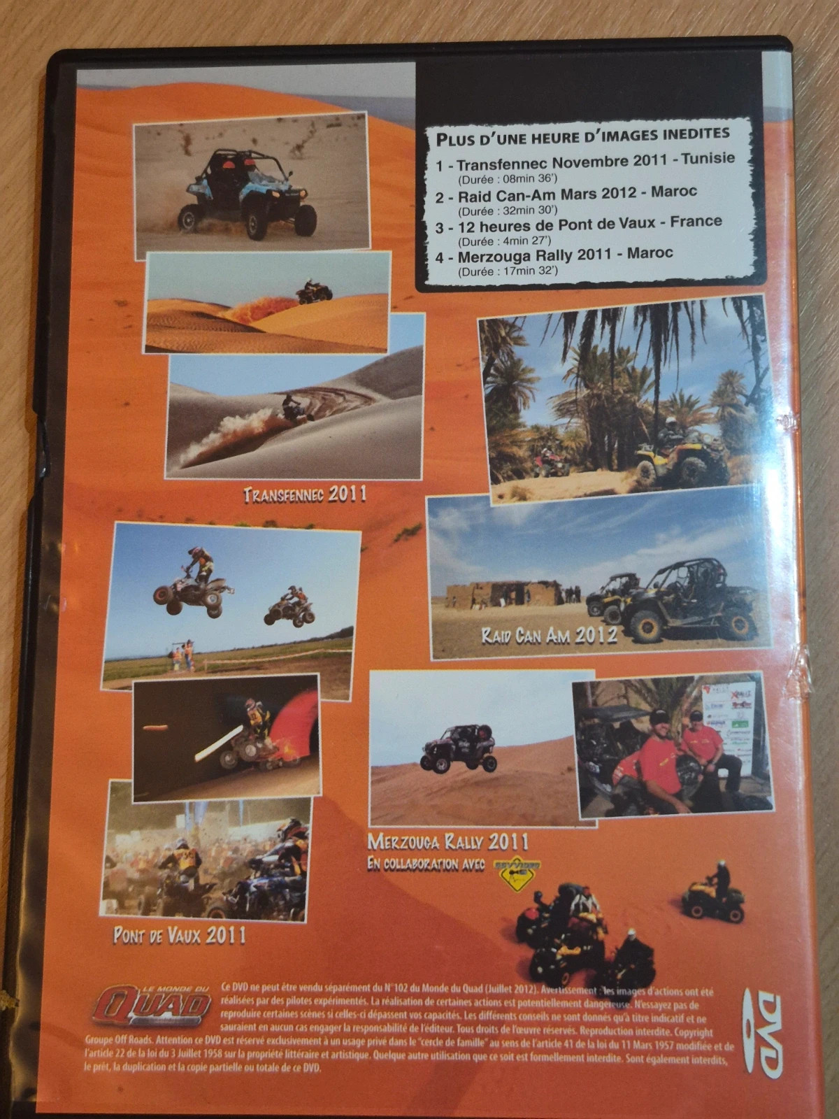 Dvd Le Monde du quad 3