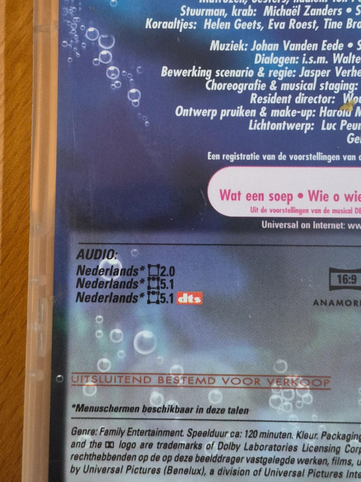 Dvd De Kleine Zeemeermin 3