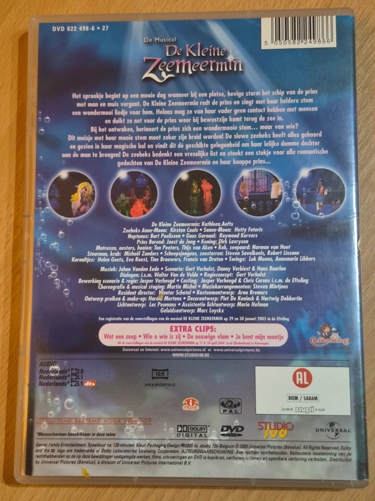 Dvd De Kleine Zeemeermin 2