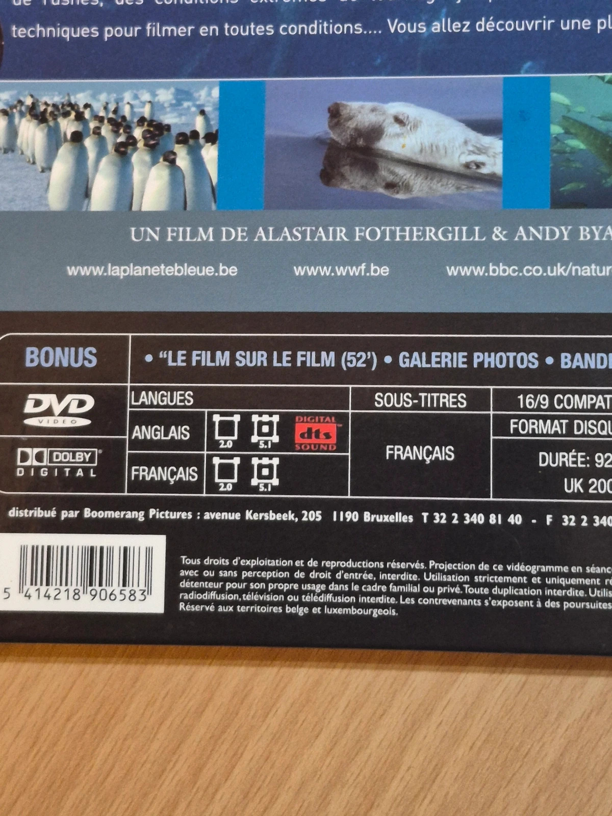 Coffret Dvd La Planète Bleu 3