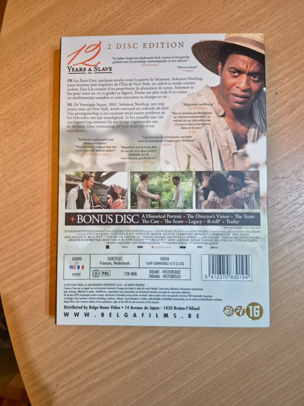 Dvd 12 Years a slave 2