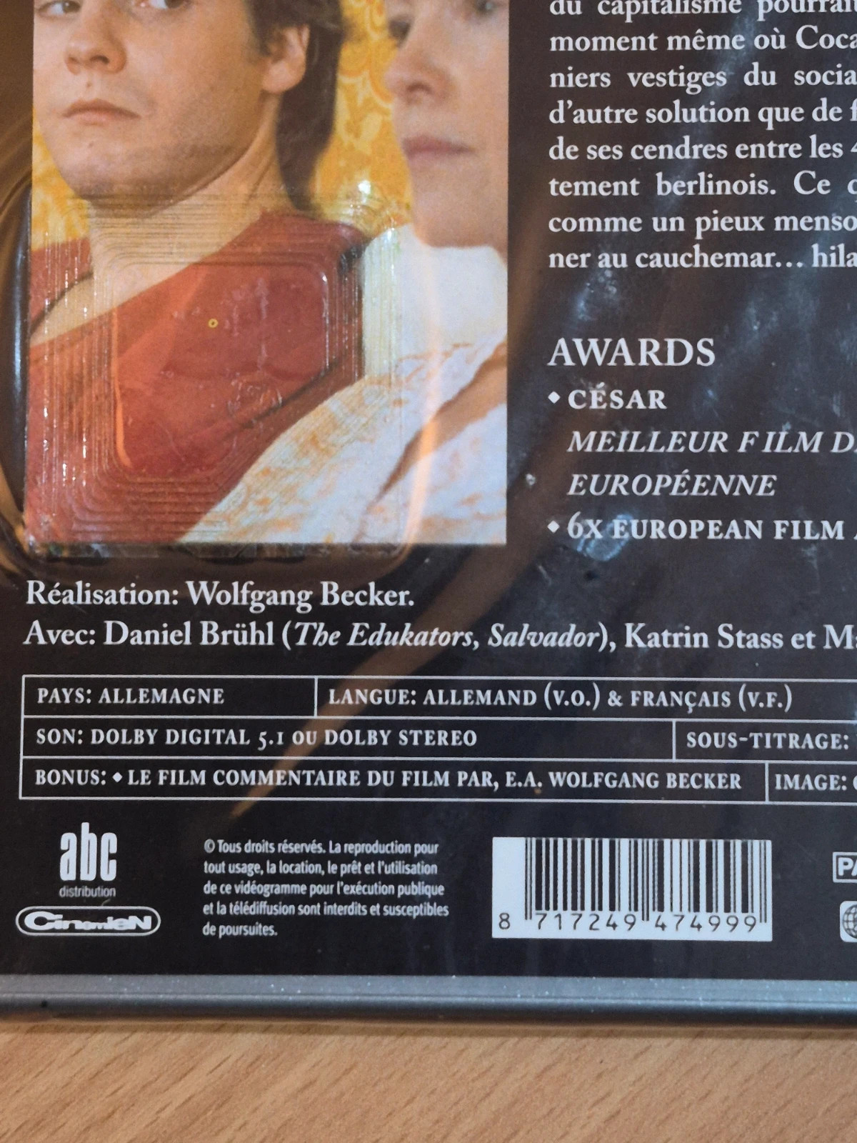 Dvd Good bye Lenin sous blister 3