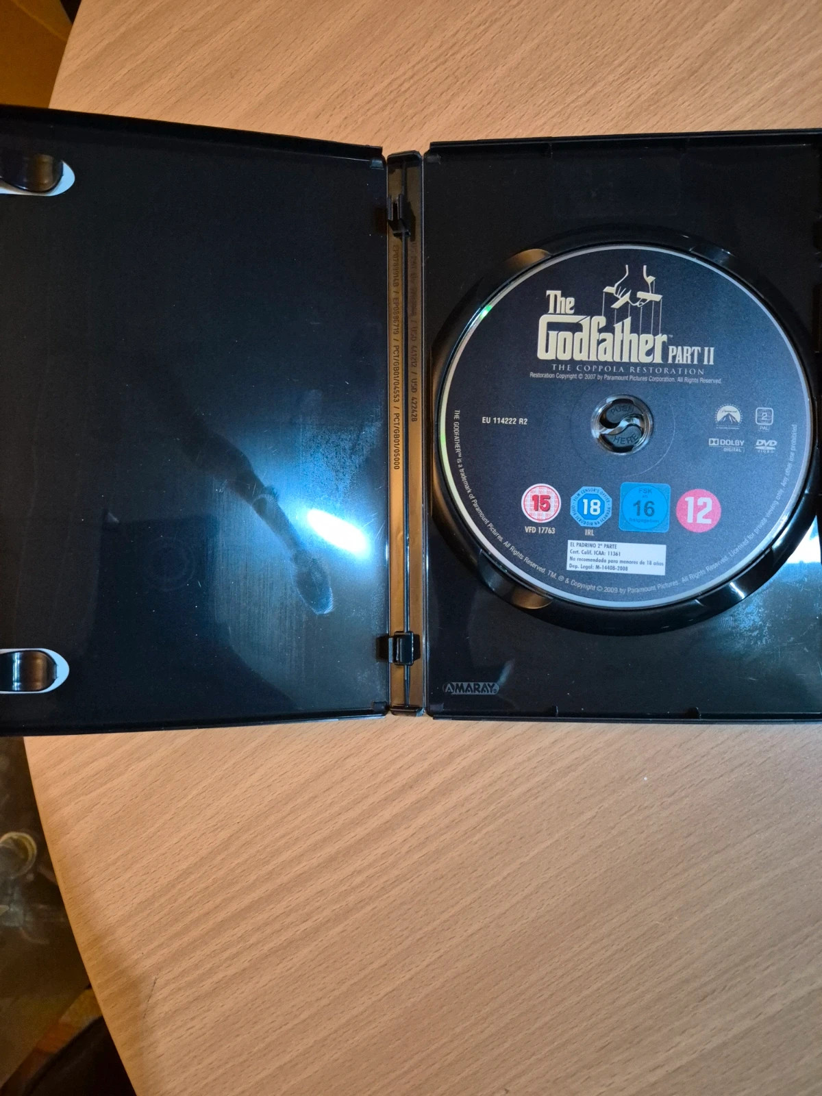 Dvd Le parrain partie 2 5