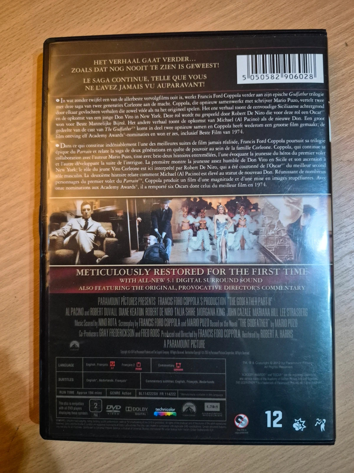 Dvd Le parrain partie 2 2